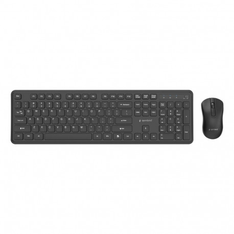 Gembird KBS-WPS-01 Slim Pro Business wireless desktop set  black  US layout (8716309136808)