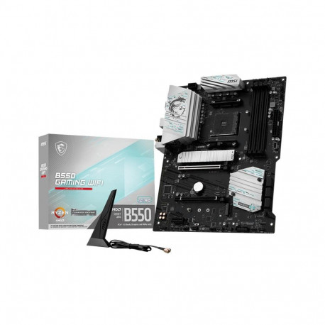 MSI emaplaat B550 GAMING WIFI AM4-pesa ATX DDR4-SDRAM 4x RAM-pesad Wi-Fi olemas Bluetooth olemas 2x 