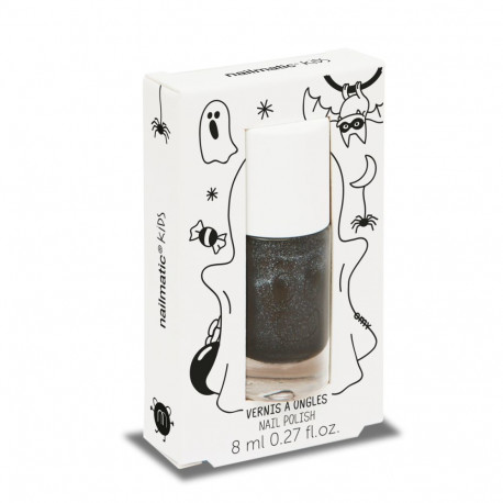 Nailmatic Kids bērnu nagu laka uz ūdens bāzes  8ml  CASPER- melna CASPER