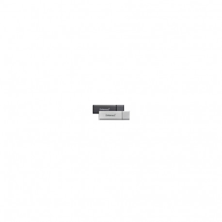 Intenso AluLine USB Drive 32GB Doppelpack 2x32GB - 32 GB USB-Stick USB Typ-A 2.0 Anthrazit - Silber 