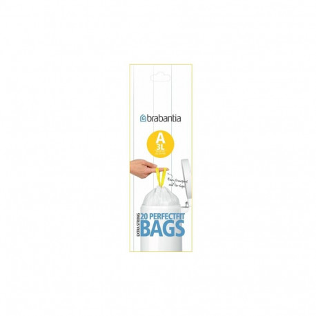 BRABANTIA atkritumu tvertņu maisiņi  3 l  (A) (20 gab) 311727