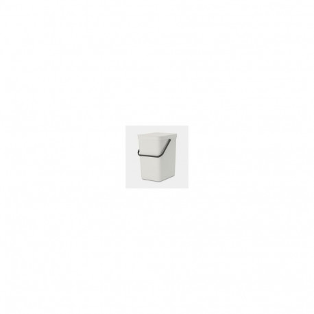 Brabantia Sort & Go Waste Bin Light Grey 25 L