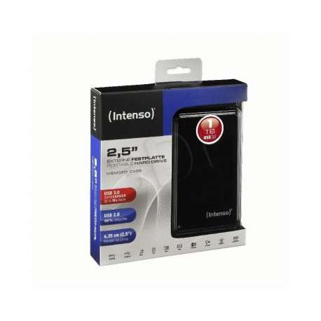 Intenso 2.5 kõvaketta korpus 6021560 USB3.0 1TB, must