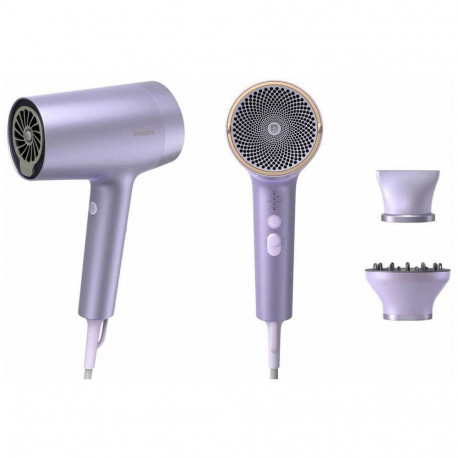 Philips BHD720/10  1800 W  Number of temperature settings 4  Ionic function  Diffuser nozzle  Purple