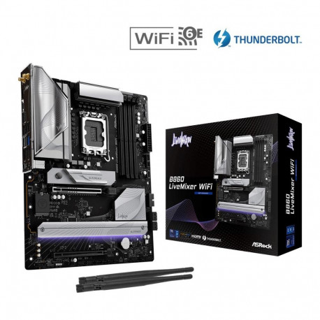 Asrock B860 LiveMixer WiFi Intel B860 LGA 1851 (Socket V1) ATX
