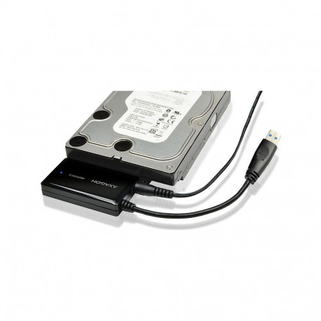 Axagon SATA USB 3.0 väline korpus ADSA-FP3 koos toiteadapteriga, must