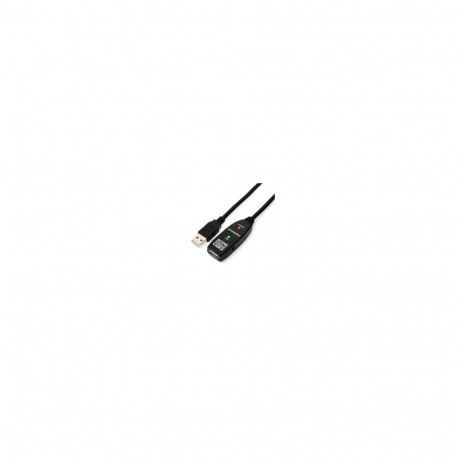 Active pikenduskaabel USB 2.0 A-M A-F 10m, toiteühenduse võimalusega