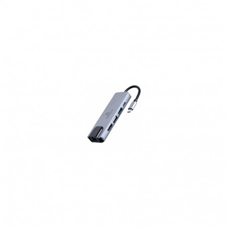 Adapter USB-C 5in1  PD  HDMI  USB 3.1  USB 2.0  LAN