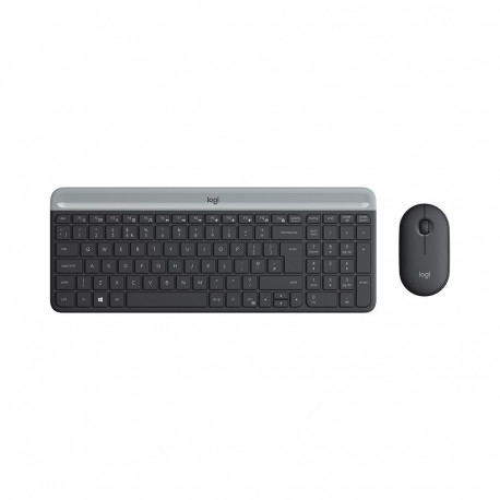 Logitech MK470 Wireless Keyboard and Mouse Combo  Graphite  US