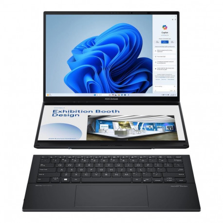 Asus sülearvuti Zenbook Duo UX8406CA-PZ009W 14 OLED puuteekraan 3K 2880x1800 pixels läikiv Intel Cor