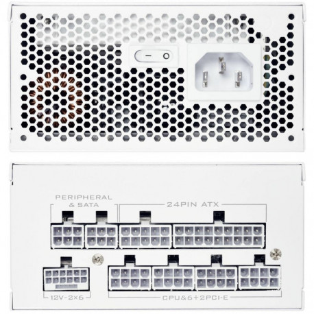 Lian Li toiteplokk SP850 V2 Gold modulaarne ATX 3.1 850W, valge