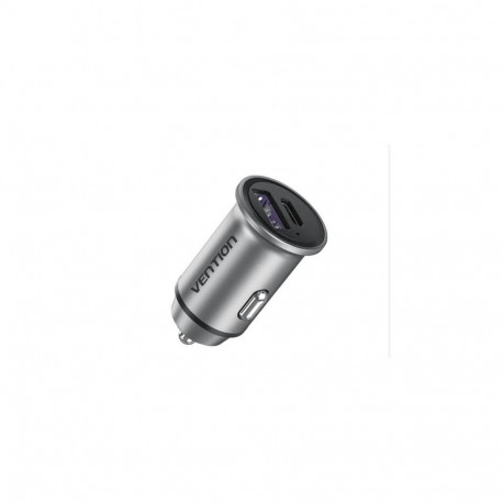 Vention autolaadija FFFH0 30W USB/2P, hall