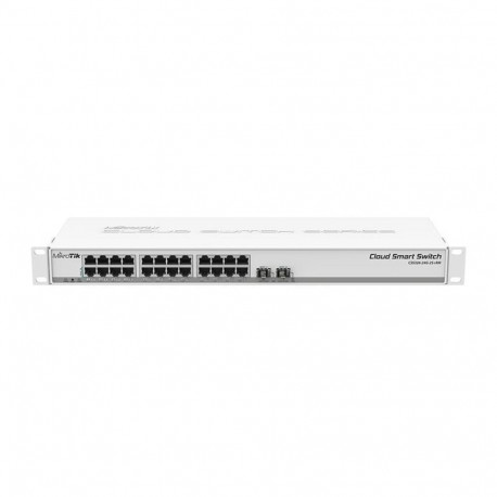 MikroTik CSS326-24G-2S+RM SwOS 24xGig LAN  2xSFP+ 1.25/10GbE  Rack 19"