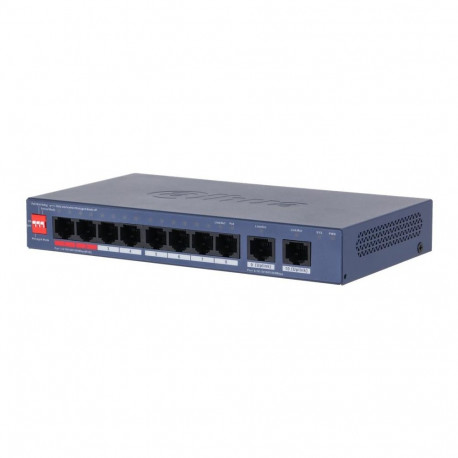 DAHUA võrgulüliti DH-CS4010-8ET2GT-110 L2 8x RJ-45 porti Fast Ethernet (10/100) 2x Gigabit Ethernet 