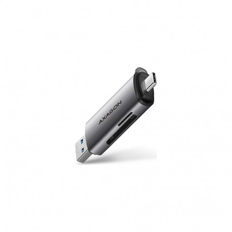 AXAGON väline mälukaardilugeja CRE-SAC USB 3.2 Gen1 Type-C+Type-A 2-slot SD/microSD