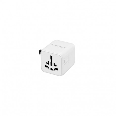 Gembird Universal travel power adapter  TPA-INT-01-W  Travel adapter