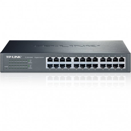 TP-LINK Switch TL-SG1024D Unmanaged  Rack Mountable  1 Gbps (RJ-45) ports quantity 24
