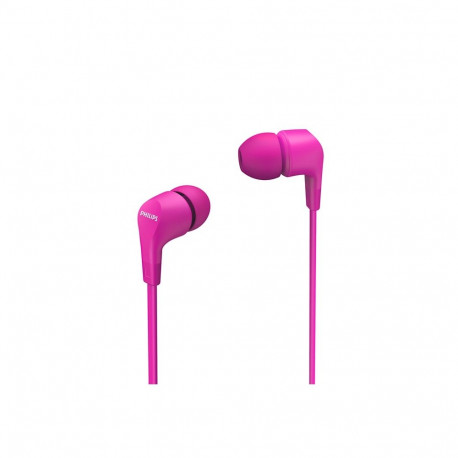 Philips kõrvakanali kõrvaklapid TAE1105PK/00 mikrofoniga võimsate 8.6mm draiveritega, roosa