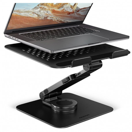 AXAGON STND-LRB stand with 360 degrees  rotation for laptops and tablets  Adjustable Height  Angle  