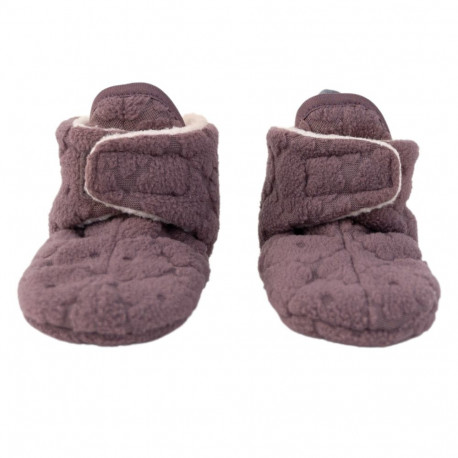 Lodger Slipper Folklore Fleece čībiņas  Mauve  6-12m SL 330_6-12