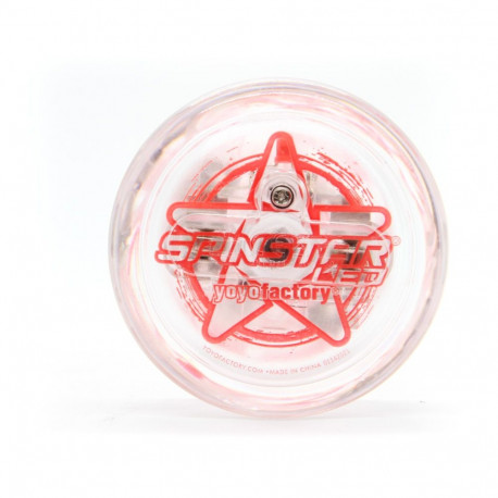 YoYoFactory YO-YO SPINSTRAR iesācējiem/ar iemaņām  tumsā spīd  sarkans YO 618