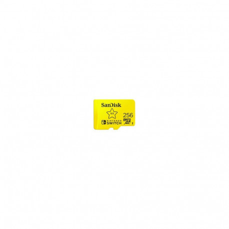 SanDisk microSDXC card for Nintendo Switch 256GB  100MB/s Read  90MB/s Write  V30  U3  C10  A1  UHS-