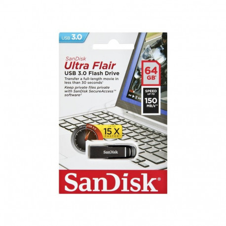 SanDisk ULTRA FLAIR USB 3.0 64GB (up to 150MB/s)