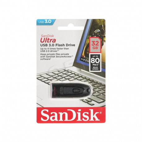 Sandisk Cruzer Ultra 32GB USB 3.0  (transfer up to 80MB/s)