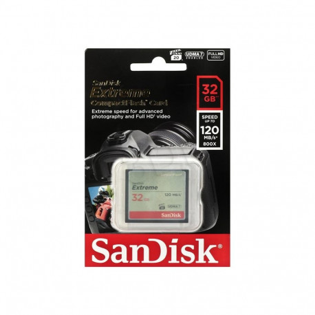 SanDisk Compact Flash Extreme 32GB UDMA7 (transfer 120MB/s)