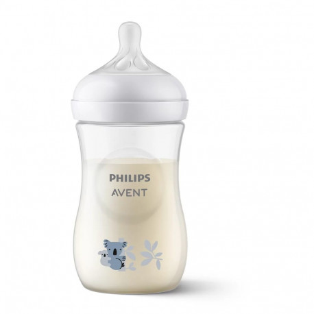 Philips Avent toitmispudel SCY903/67 Natural Response 260ml aeglase vooluga nibu 1m+, koala