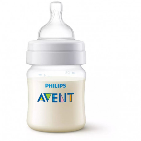 Philips Avent kolikuvastane toitmispudel SCY100/01 125ml lutt 0m+