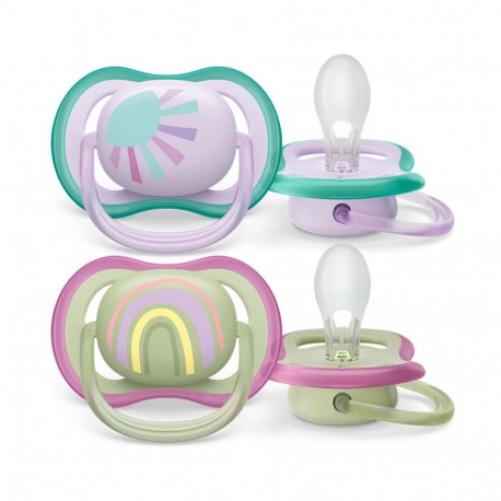 Philips Avent lutid SCF085/59 ultra air 0-6M 2tk tüdrukutele