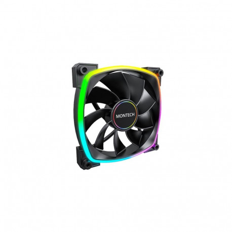 Montech ventilaator RX140 PWM ARGB tagurpidi 140mm, must