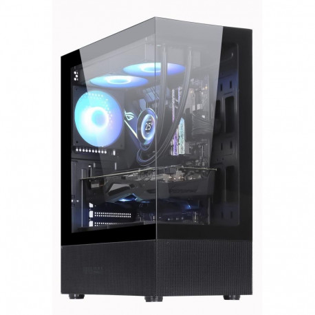 CaseGOLDEN TIGER miditornikorpus Raider DK-6 ATX ilma läbipaistva paneelita, must