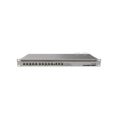 Mikrotik juhtmega ethernet-ruuter RB1100x4 1U-kõrgune räkki paigaldatav quad-core 1.4GHz CPU 1GB RAM