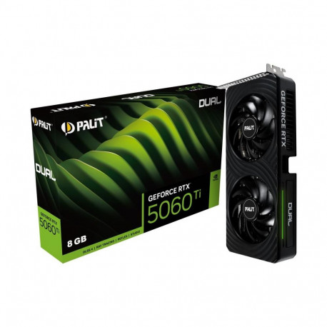 Palit videokaart GeForce RTX 5060 Ti Dual 8GB GDDR7 128Bit 7680x4320Pixel PCI Express 5.0