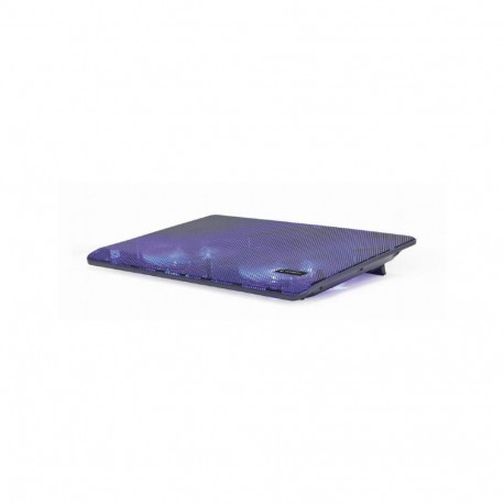 Gembird NBS-2F15-05 Compact dual-fan notebook cooling stand with LED backlight  black