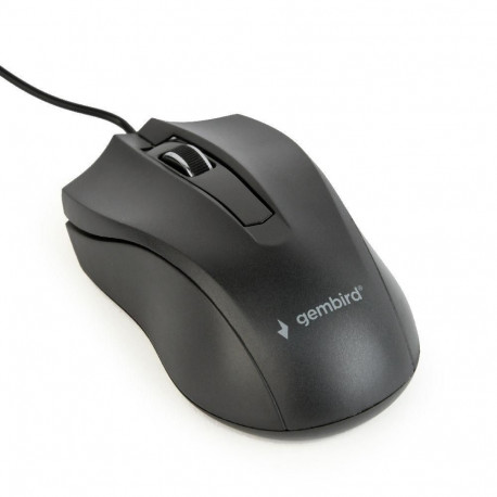 Gembird optiline hiir MUS-3B-01 1000DPI USB 1.35m kaabli pikkus, must