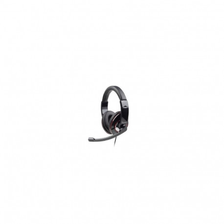 Gembird microphone & stereo headphones with volume control  black