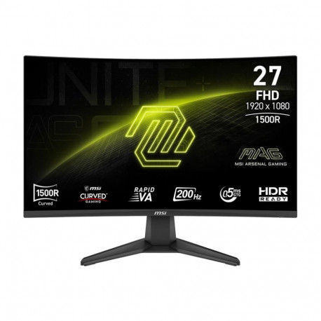 MSI monitor MAG 276CF E20 27" Rapid VA kumer 1500R Full HD 0.5ms (min.) 200Hz