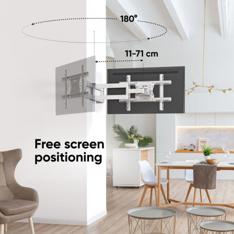 TV SET ACC WALL MOUNT/40-75"/WHITE M7L-W ONKRON