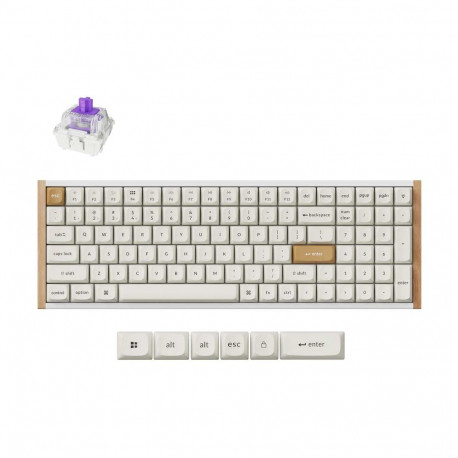 KEYBOARD WRL K4 HE SPECIAL ED/WHITE K4H-Q1 KEYCHRON