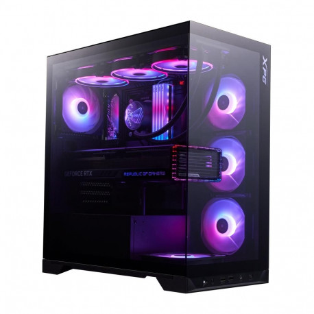 ADATA korpus INVADERXBTFMT-BKCWW läbipaistev paneel ATX MicroATX MiniITX, must