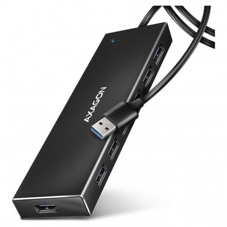 AXAGON HUE-F7A  HUB 7- port USB 3.2 Gen 1 ALU