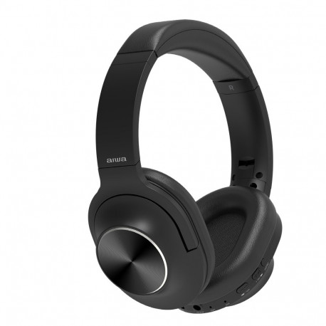 AIWA juhtmevabad on-ear kõrvaklapid, must