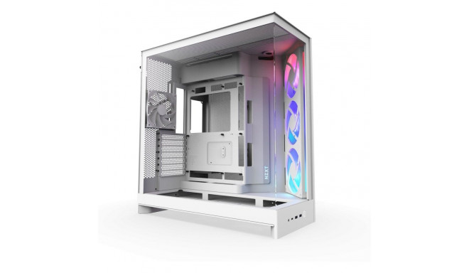 NZXT miditorn H9 Flow RGB, valge