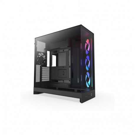 NZXT tornikorpus H9 Flow RGB karastatud klaas x2, must (matt)