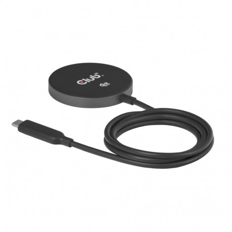 Club3D mobiililaadija CAC-3027 QI2 MagSafe 25W, must