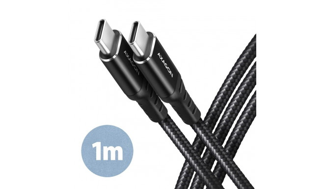 AXAGON BUCM-CM10AB cabl e USB-C USB-C  1.0m