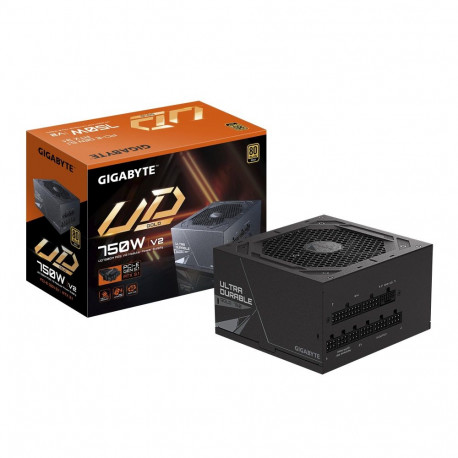 GIGABYTE UD750GM PG5 V2 ATX 3.1 750 Watts Efficiency 80 PLUS GOLD PFC Active MTBF